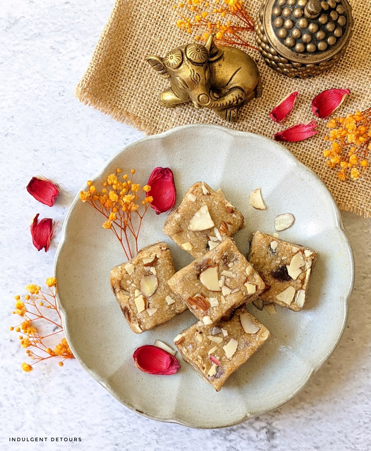 Oat FLour Coconut&nbsp;Burfi